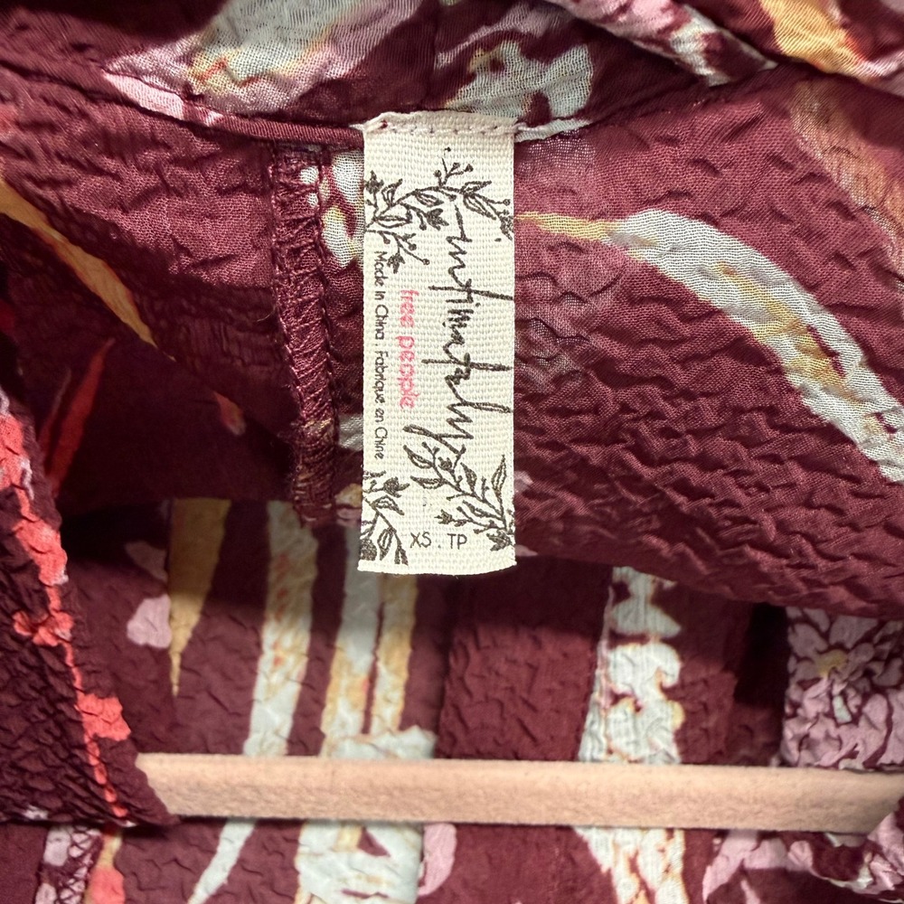 Romantic Bohemian Style Free People if you say so Kimono XS‎ - Picture 6 of 10